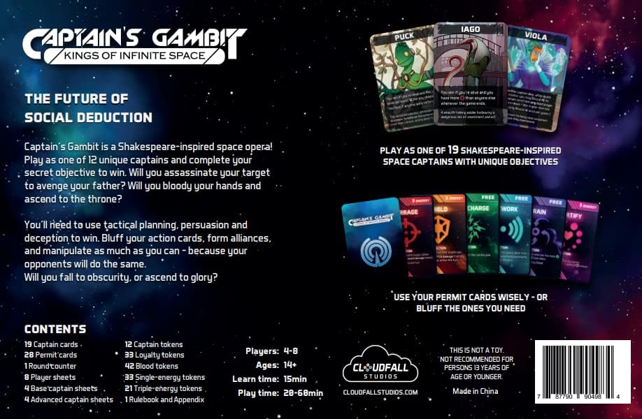 Kapitány Gambit - Királyok a Végtelen Térben