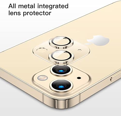 [2 Csomag] Auleegei Kamera Lencséjét Védő Kompatibilis az iPhone 14 6.1 colos iPhone, ipod 14Plus 6.7 hüvelykes [9H Prémium