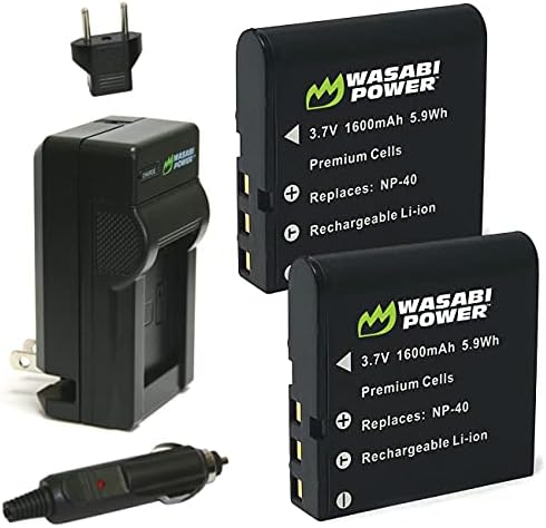 Wasabi Power Akkumulátor (2 Csomag), valamint a Töltő Kodak LB-060, illetve Kodak AZ361, AZ362, AZ421, AZ422, AZ521, AZ522,