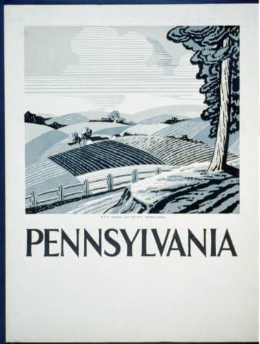 HistoricalFindings Fotó: Pennsylvania,PA,a Turizmus,a Gazdaságok,Fekvő,Mezőgazdasági,szántóföldeken,c1936,WPA