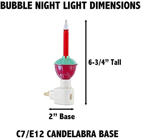 Újdonság Lámpák A Hagyományos Buborék Éjszakai Fény, 1 Piros Buborék Éjszakai Fény, (120 V-Os Konnektor, 1 Csomag)