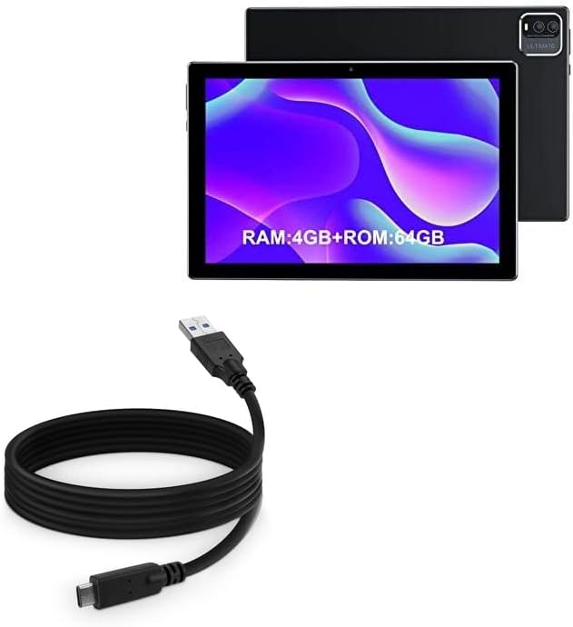 BoxWave Kábel Kompatibilis YQSAVIOR Android 11 Tablet CP20 (10) - DirectSync - USB 3.0 EGY-USB 3.1 C Típusú, USB C Díjat,