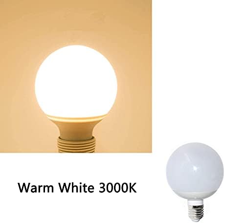 Lxcom Világítás G60 LED Izzó 5W Gömb LED Izzók 45W Egyenértékű Meleg Fehér 3000K E26/E27 Bázis 500LM LED Hiúság Fény az Otthoni