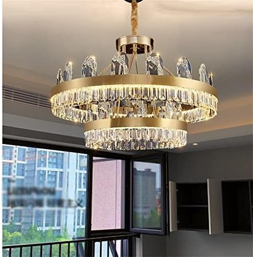 n/a Nappali Lámpa, Modern Hangulatú Villa Kristály Csillár Shell Lámpa Hálószoba Bútorok (Szín : Egy, Méret : 80CM Tricolor