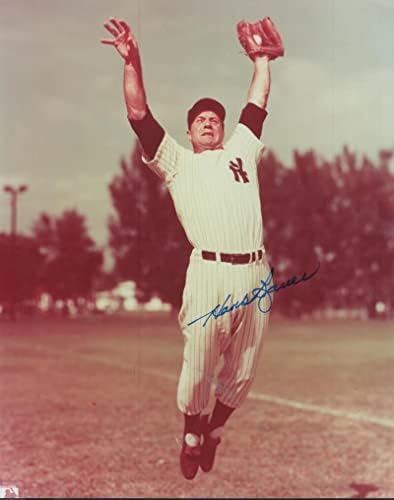Hank Bauer New York Yankees Aláírt Dedikált 8x10 Fotó W/Coa - Dedikált MLB Fotók
