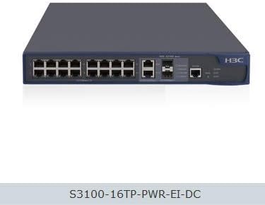 H3C LS-S3100V2-16TP-PWR-EI Ethernet Switch 16-Port 100M Réteg 2 POE energiagazdálkodás Hálózati Kapcsoló
