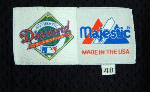 1995-96 Houston Astros Vadász 52 Játék Használt Fekete Jersey gyakorlást 48 49 - Játék Használt MLB Mezek