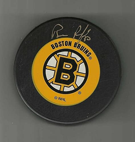 Bill Ranford Aláírt Boston Bruins Árok Puck - Dedikált NHL Korong