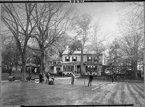 HistoricalFindings Fotó: Montrose,R Street & Avon Hely,Washington,D. C,c1885,Georgetown,Gyep,Férfiak,Nők