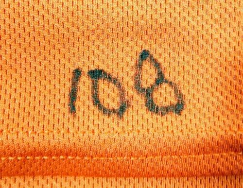 2007-08-Baltimore Orioles Mejia 64 Játék Használt Narancssárga Mez BP ST 015 - Játék Használt MLB Mezek
