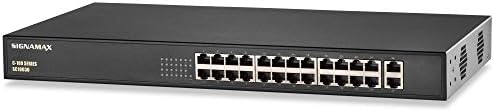 Signamax SC10030 24 Fast Ethernet Port PoE+ Lite Nem felügyelt Ethernet-Kapcsoló, amely akár 235W PoE PoE+ Támogatja az Összes