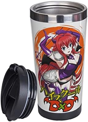 UOGEEP Anime High School Dxd Dupla Szigetelt Kávét Hordozható Rozsdamentes Acél Csésze Divat bödönből
