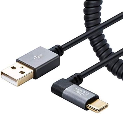 USB A-C 0.5 ft Csomag Tekercselt USB-C 5ft