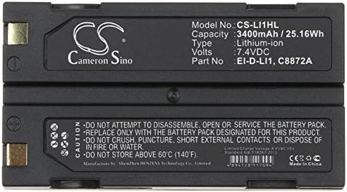 Cameron Kínai Akkumulátor Pentax 29518, 38403, 46607, 52030, DEP001, D-LI1, DPE004, EI-2000, EI-D-LI1 P/N: 3400mAh / 25.16