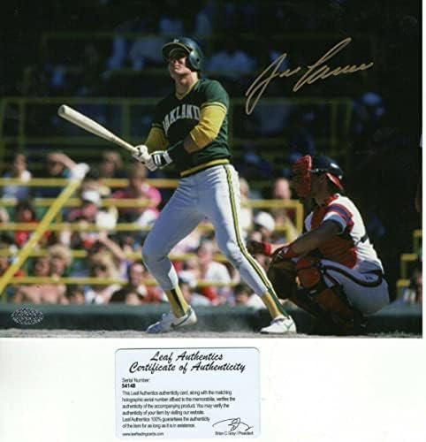 Jose Canseco Aláírt Dedikált 8X10 Fotó Oakland A Levél Hiteles COA - Dedikált MLB Fotók