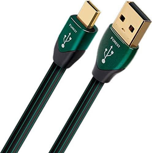 AudioQuest Forest 1,5 m Micro-USB-Kábel, USB Micro-USB-B Férfi USB Kábel – Fekete (1,5 m, EGY USB, Micro-USB-B, 2.0, Male/Male,