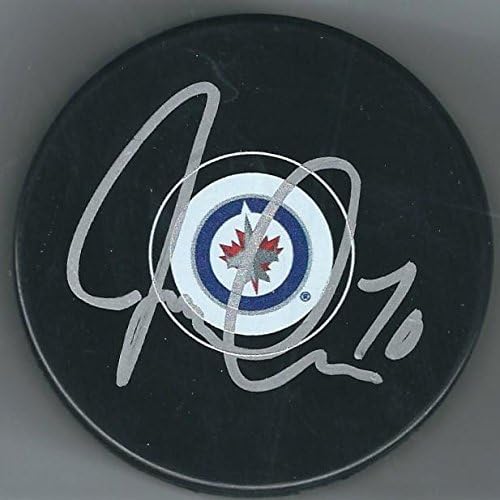 Dedikált JOE MORROW Winnipeg Jets Jégkorong - Dedikált NHL Korong