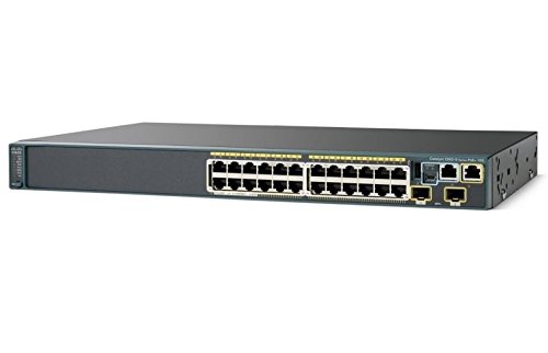 (Hiteles Felújított) Cisco WS-C2960S-24TD-L Katalizátor 2960S-24TD-L-Kapcsoló - 24 x 10/100/1000, 2 10 Gigabit Ethernet vagy