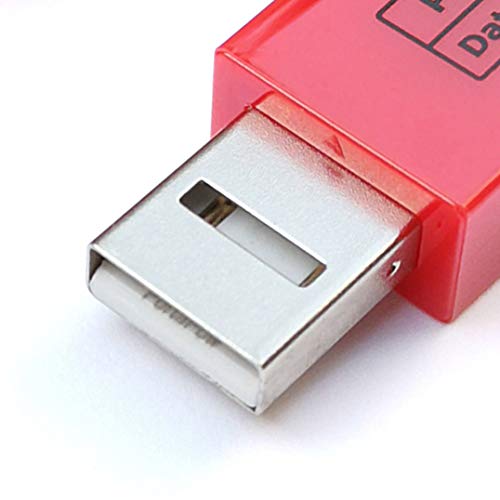 PortaPow USB-Blokkoló (Piros) - véd a Lé Emelési