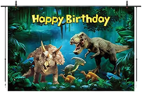 Dinoszaurusz Témájú Szülinapi Hátteret Fiúk Dinoszaurusz a Világ Erdei Fotózás Háttér Gyerekek Dinoszaurusz Szülinapi Parti
