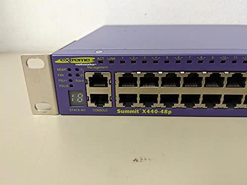 Extrém Hálózatok X440-48P (16506) 44+4 Port Layer 3 Gigabit PoE+ Hálózati Kapcsoló