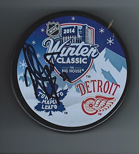 Mark OSBORNE Aláírt Toronto Maple Leafs 2014-es TÉLI KLASSZIKUS Puck - Dedikált NHL Korong